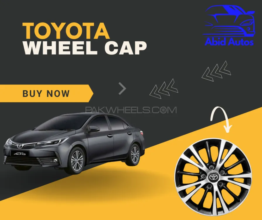 TOYOTA COROLLA 15" INCHES WHEEL CUP|GRANDE LOOK WHEEL COVER|SET OF 4 PCS Image-1