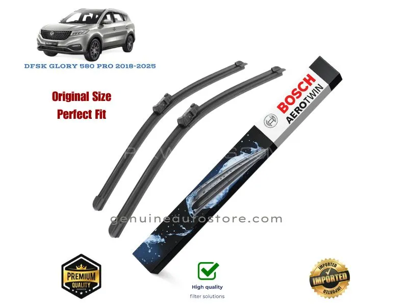 DFSK GLORY 580 BOSCH WIPER BLADE SET 2 PIECES Image-1