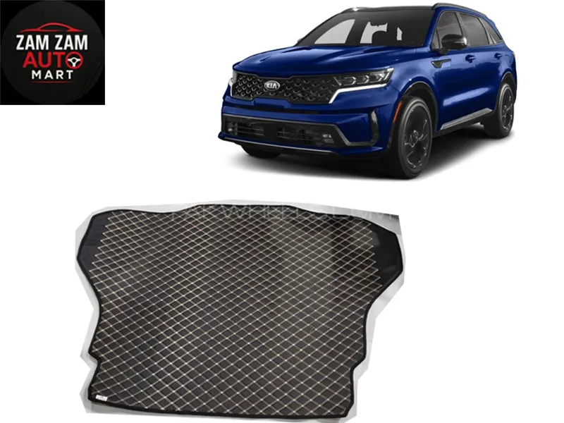 Kia Sorento 7D Trunk Mat - Model 2021-2024 Image-1