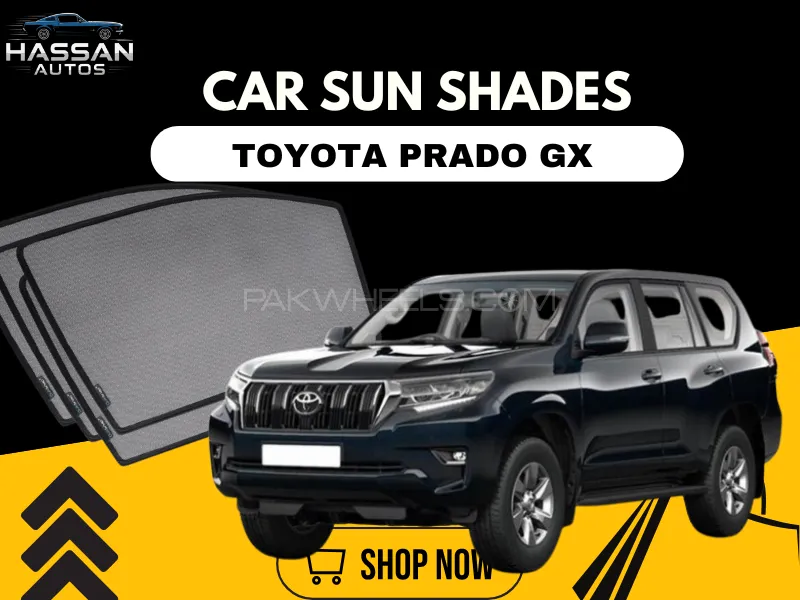 QS Sun Shades (Car Pardy) for Toyota Prado GX 2009–2023 – Premium UV Protection & Privacy Image-1