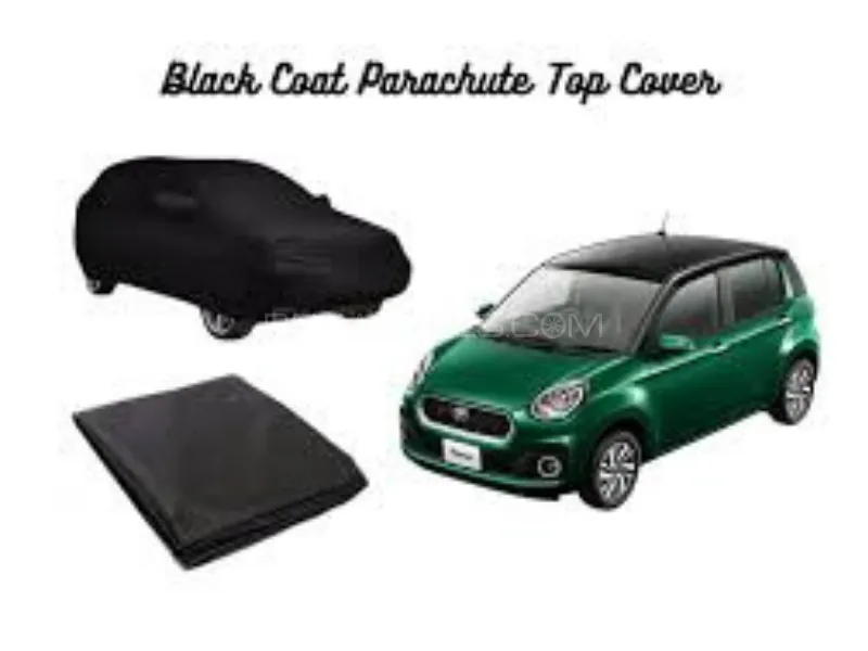 Toyota Passo 2016 2025 Car Top Cover Parachute 100%Quality Water Resistant Proof Original Size-Black Image-1