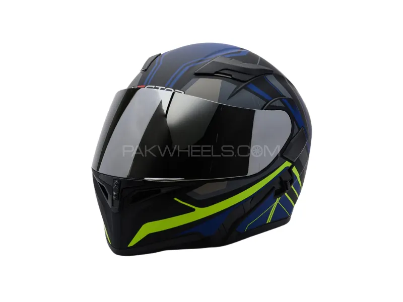 Falcon VT-254 Flip Up Helmet – DOT Certified Motorcycle Helmet Large Size Image-1