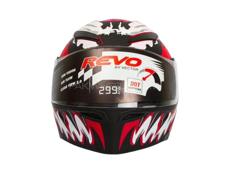 Revo Beast Full Face Motorcycle Helmet – DOT Certified Medium Size Image-1