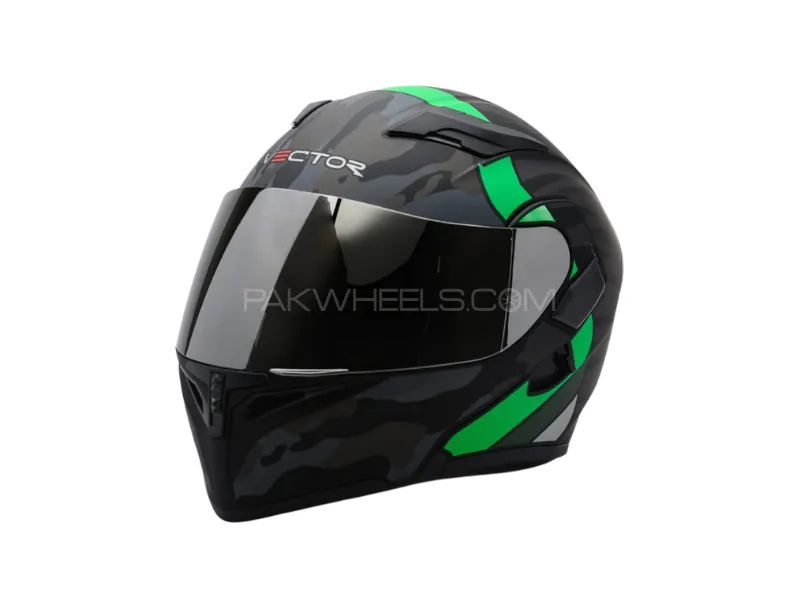 VECTOR GHOST (VT-254) Flip-Up Motorcycle Helmet – DOT Certified Medium Size Image-1
