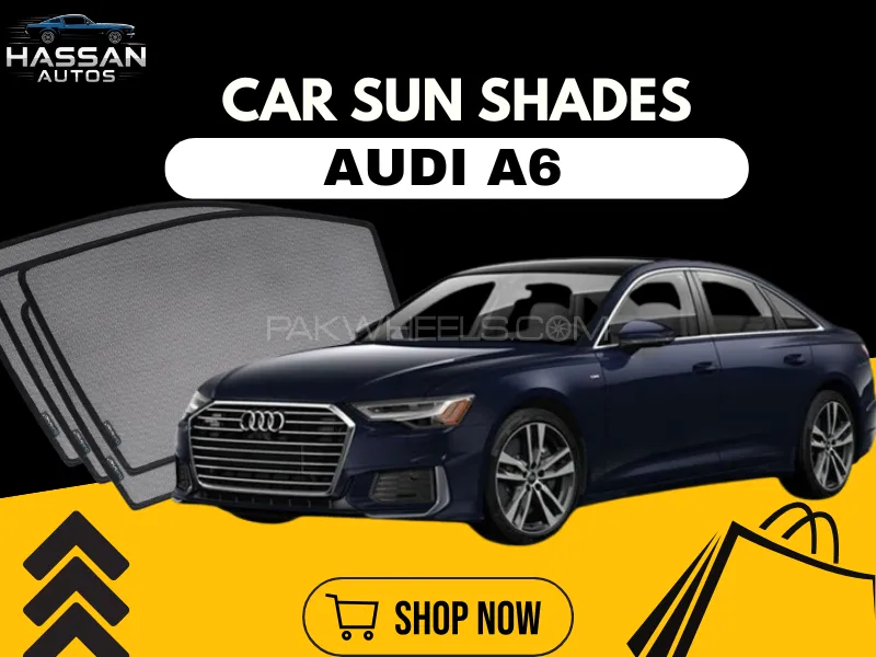 Window Sun Shades (Car Pardy) for Audi A6 2012–2023 – Custom Fit UV Protection & Heat Control Image-1