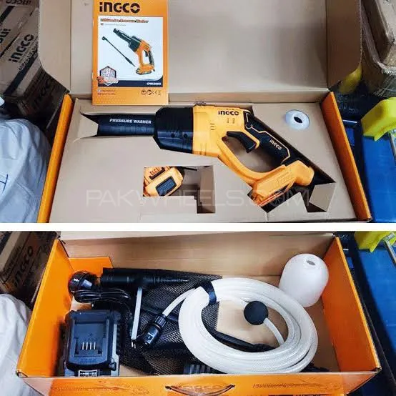 INGCO Wireless Lithium-ion High Pressure Car Washer 20V with Battery Charger Image-1