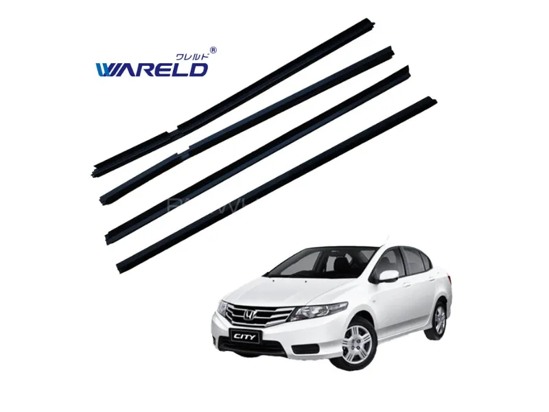 Weather Strip Wareld For Honda City 2009-2021 | 4pc Set Image-1
