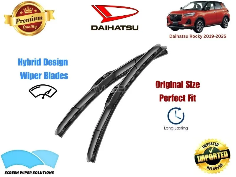 Daihatsu Rocky 2019-2025 Aero Design Soft Wiper Blade set - Premium Quality Image-1