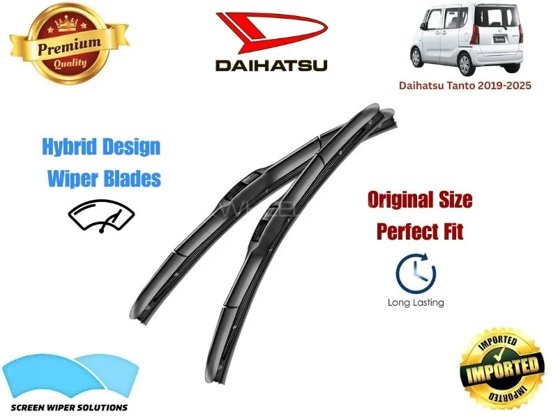 Daihatsu Tanto 2019-2025 Aero Design Soft Wiper Blade set - Premium Quality Image-1
