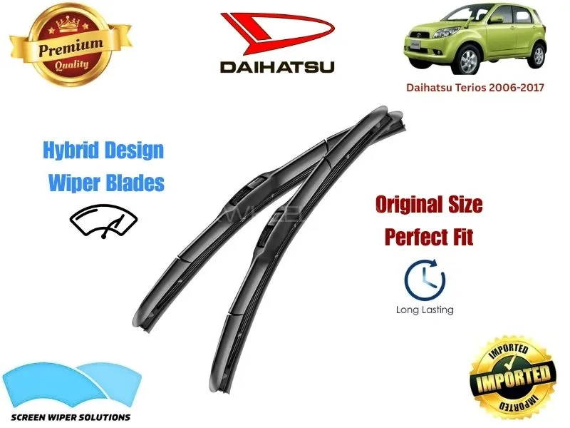 Daihatsu Terios 2006-2017 Aero Design Soft Wiper Blade set - Premium Quality Image-1