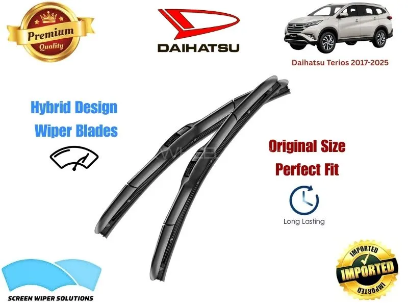 Daihatsu Terios 2017-2025 Aero Design Soft Wiper Blade set - Premium Quality Image-1
