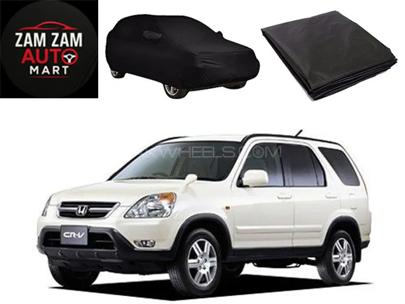 Honda CR-V Model 2002-2006 High Quality Black Coated Top Cover Image-1