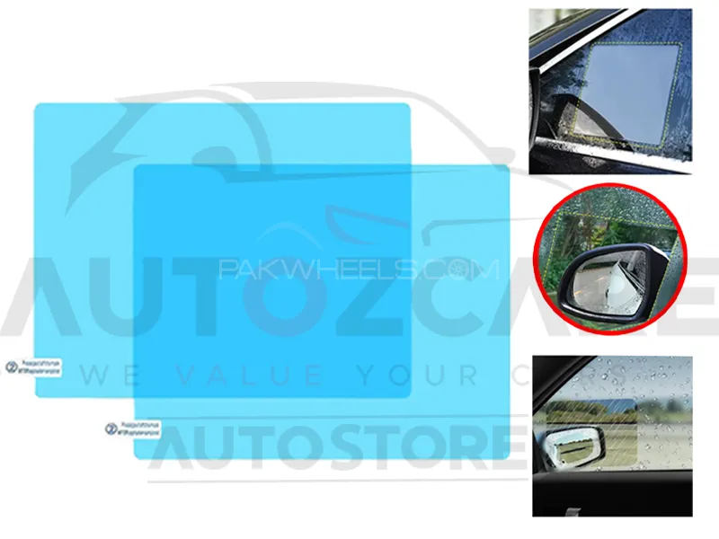 Rainproof Film Sticker Car Rearview Mirror protective Rain Proof Anti Fog Waterproof Sticker  Image-1