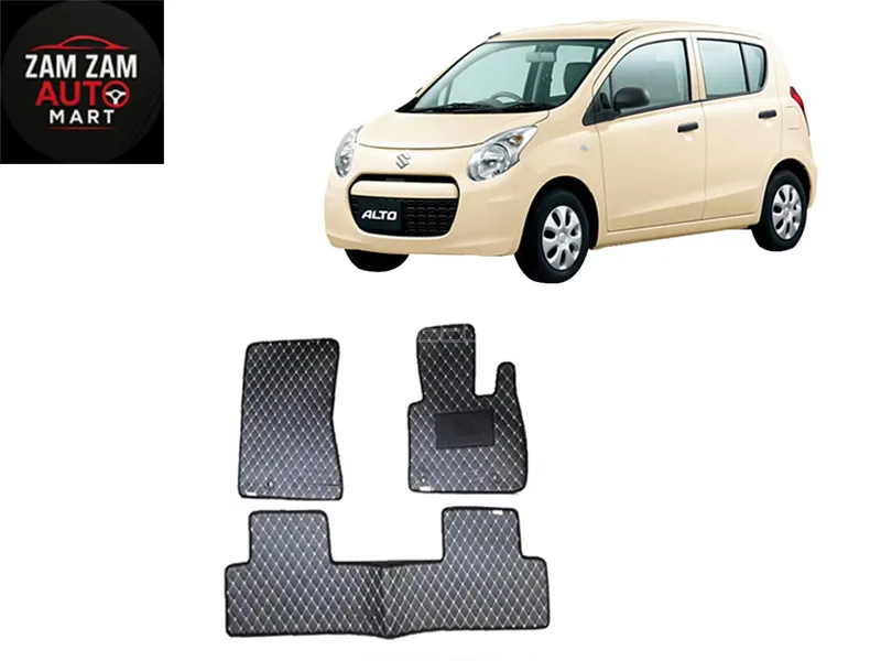 Suzuki Alto Japanese 7D Floor Mat  3 PCS - Model 2009-2014 Image-1