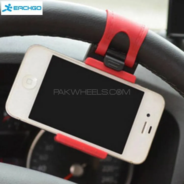 Universal Car Steering Wheel Mobile Phone Holder Bracket Image-1