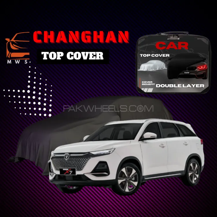 Changan Oshan X7 Top Cover | Grey Double Layer | Waterproof & Heatproof Image-1