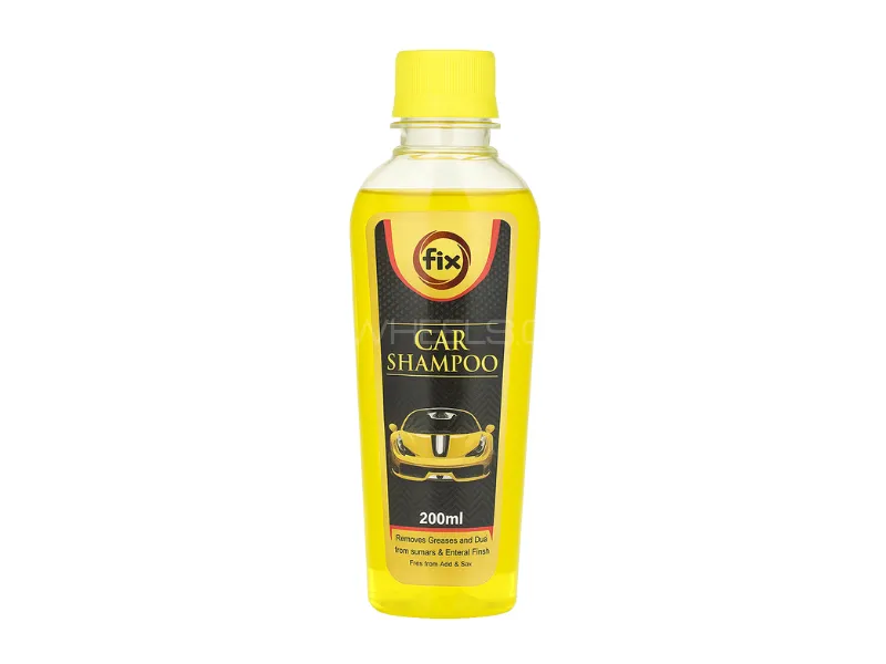 Fix Car Wash Shampoo 200ml – High Foam, Streak-Free Car Cleaning Formula Image-1
