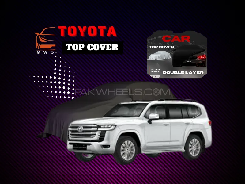 Toyota Land Cruiser 2023 Top Cover | Grey Double Layer | Waterproof & Heatproof Image-1