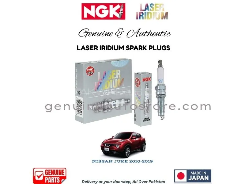 Nissan Juke 2010-2019 NGK LASER IRIDIUM SPARK PLUG - 4 PIECES Image-1