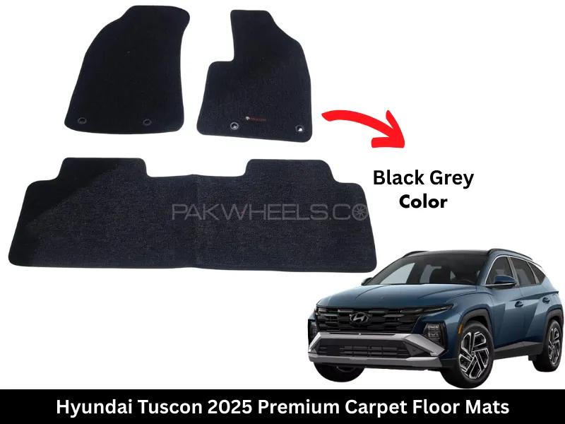 Hyundai Tucson 2025 Premium Carpet Floor Mats Image-1