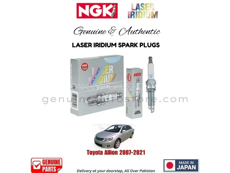 Toyota Allion 2007-2021 NGK LASER IRIDIUM SPARK PLUG - 4 PIECES Toyota Allion 2007-2021 NGK LASER IRIDIUM SPARK PLUG - 4 PIECES Image-1