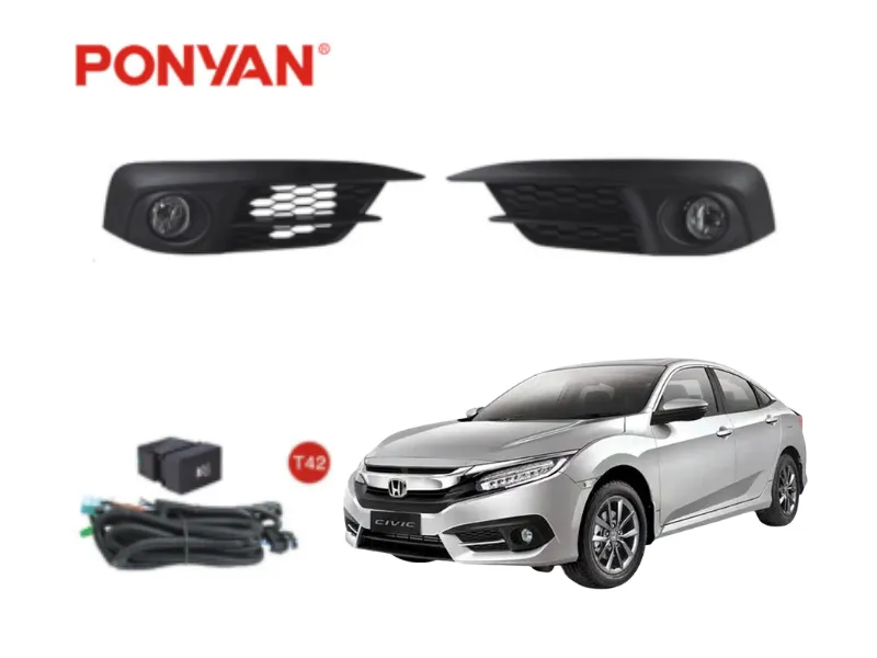 Honda Civic Fog Lamps 2016–2021 | Ponyan LF-V-HD671 | OEM Style Car Fog Lights Image-1