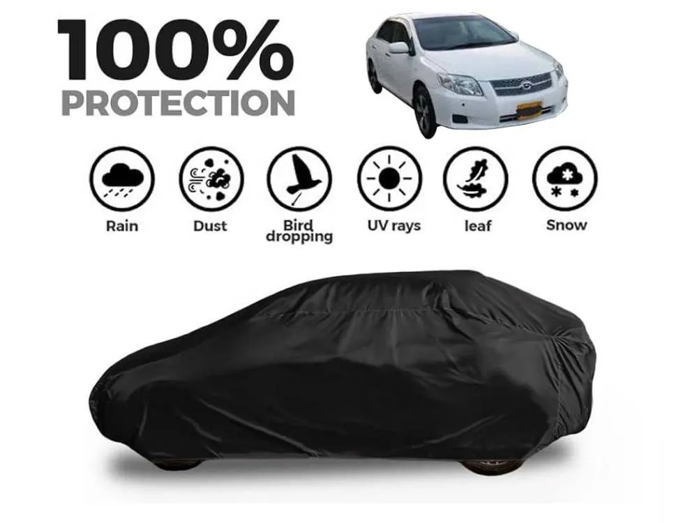 Toyota Axio 2007 - 2012 Top Cover | Black Coat Top Cover | Water & Dust Proof | Anti-Heat Crack Image-1