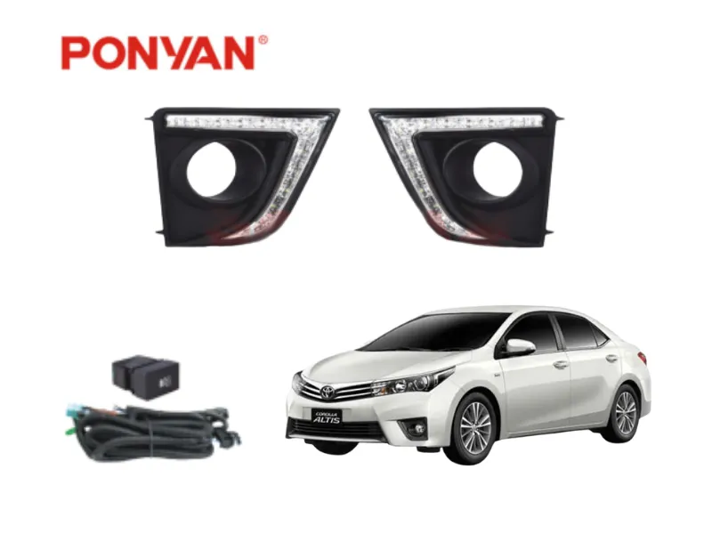 Toyota Corolla Fog Lamps with DRL 2015 | Ponyan OEM Fog Lights LF-V-TY544 Image-1