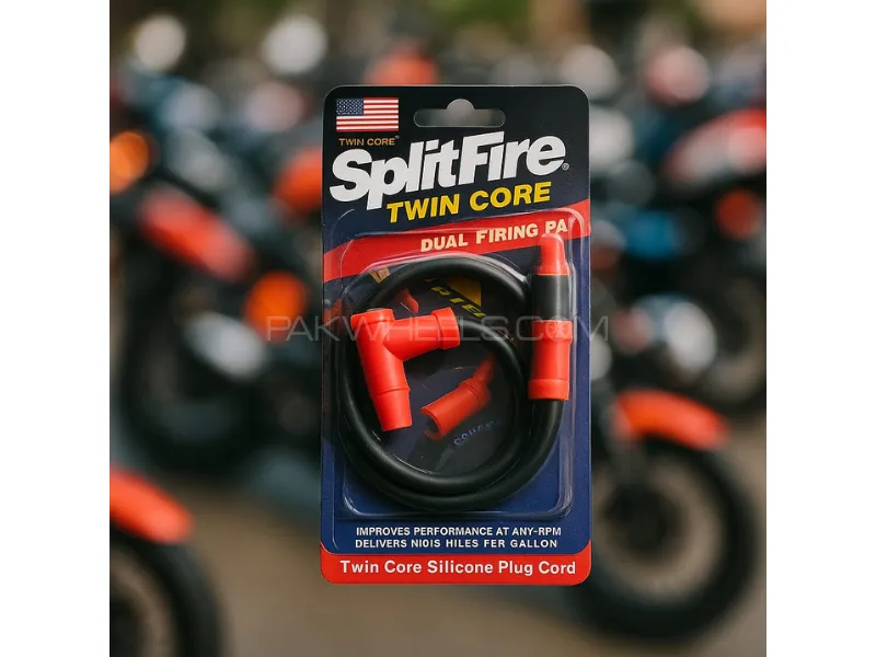 Universal High Performance Split Fire Plug Wire for Motorcycles Image-1