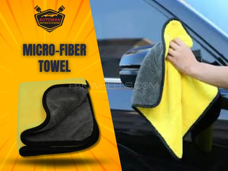 40x40cm Microfiber Towel – Ultra-Soft, Quick-Drying & Highly Absorbent Cleaning Cloth Image-1