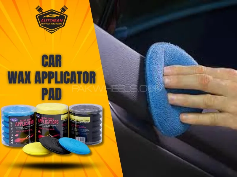 6 PCS Car Wax Applicator Pads – Premium Round Sponges for Car Polishing & Detailing Image-1