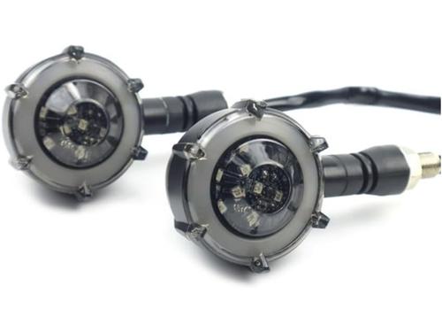 Universal Round Motorcycle Indicators with DRL Light – 2 Pcs Set | LED Turn Signal Lights for Bikes Universal Round Motorcycle Indicators with DRL Light – 2 Pcs Set | LED Turn Signal Lights for Bikes