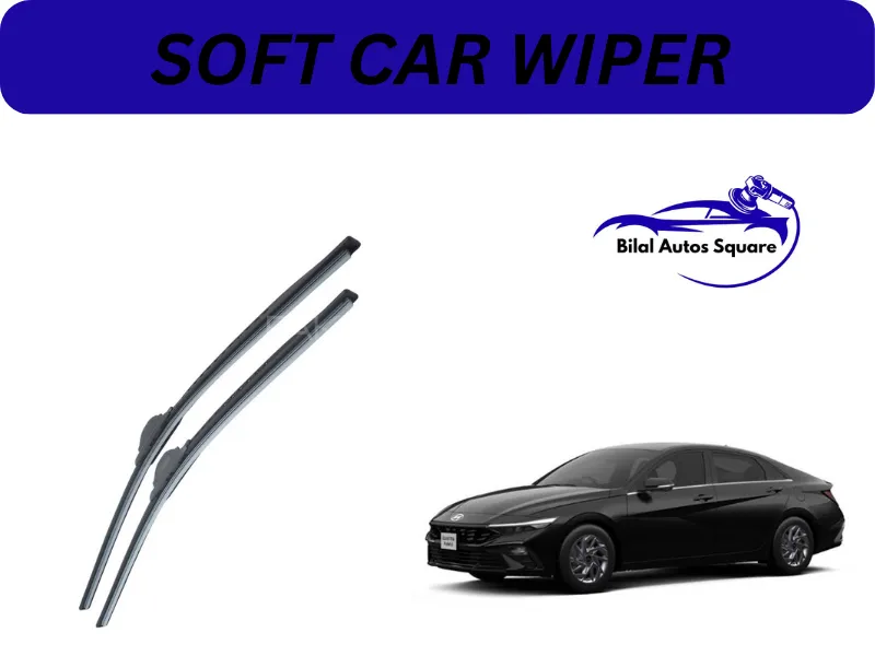 Soft Rubber Wiper Blade for Hyundai Elantra (2021–2024) – Silent, Durable & Clear Wiping Image-1