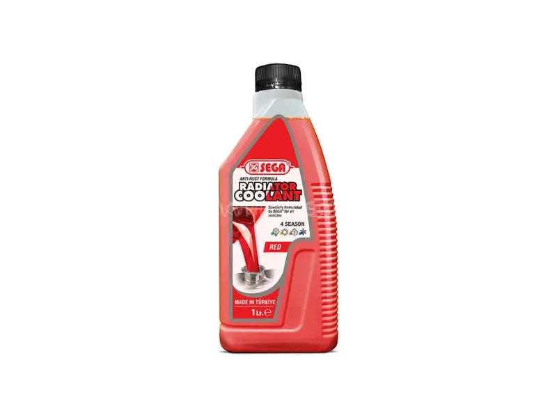 Sega Long Life Pre-Mix Radiator Coolant – Red (1 Litre) | Ready-to-Use Engine Cooling Solution Image-1
