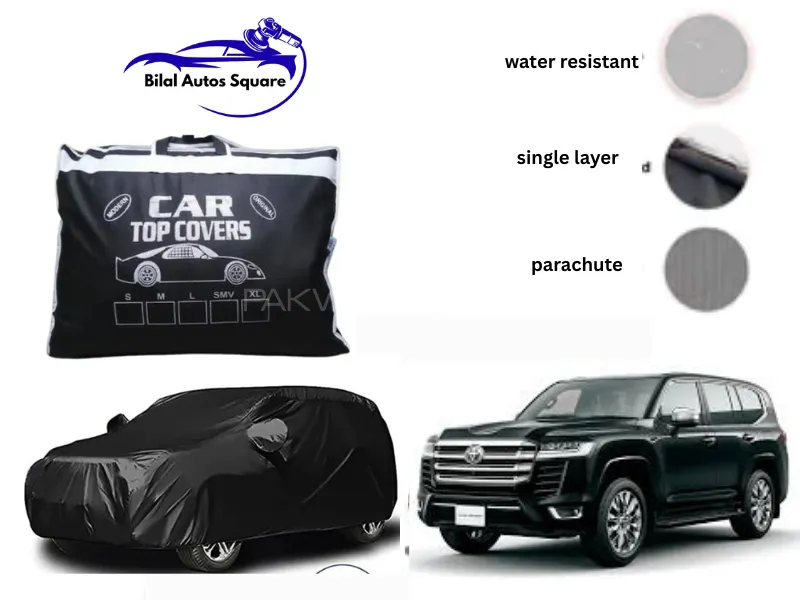 Toyota Land Cruiser 2023 Parachute Fabric Car Cover – Waterproof & Dustproof Protection Image-1
