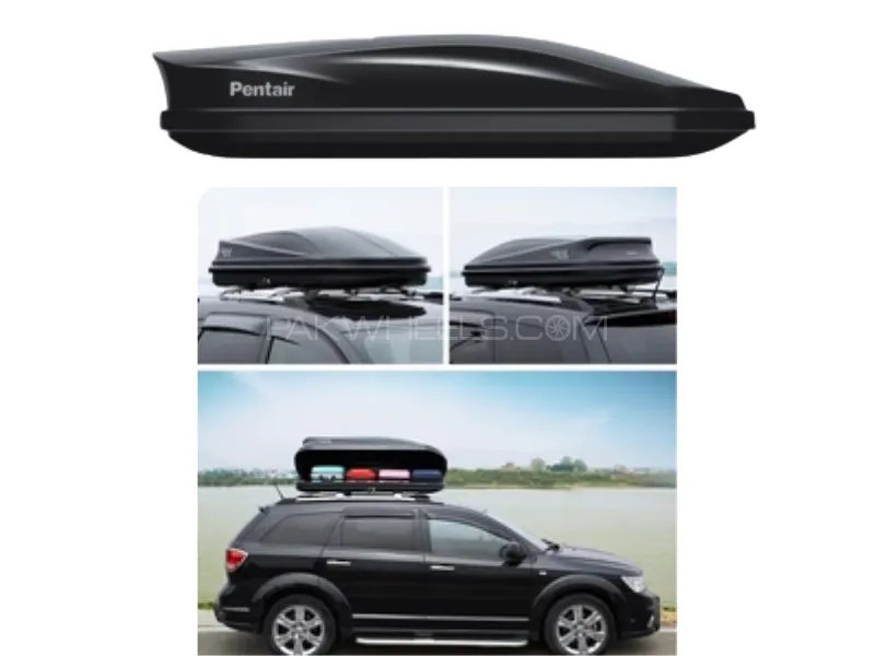 Universal Pentair Roof Storage Box 320L | Durable Car Roof Cargo Carrier for Extra Luggage Space Image-1
