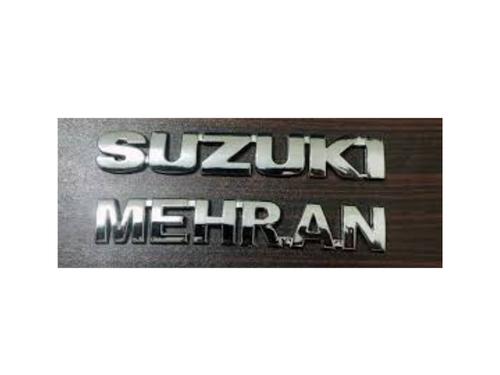Suzuki Mehran | 1988 - 2019 | SUZUKI MEHRAN | Rear Chrome | Monogram | Emblem | Logo Suzuki Mehran | 1988 - 2019 | SUZUKI MEHRAN | Rear Chrome | Monogram | Emblem | Logo
