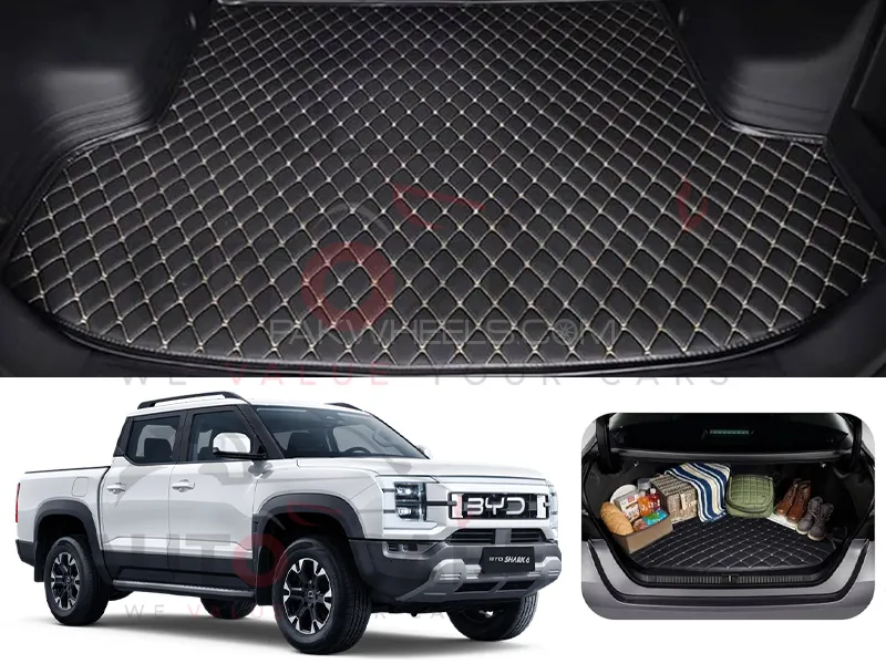 BYD Shark 6 2025 | 7D Custom Car Trunk Mat Image-1