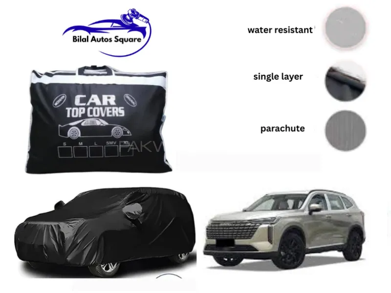 Haval H6 2021–2024 Black Parachute Car Cover – Waterproof, Heatproof & Anti-Scratch Protection Image-1