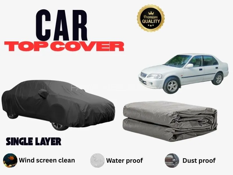 Honda City 1997–2002 (3rd Generation, All Variants) | Parachute Car Top Cover | Waterproof & Dust Pr Image-1