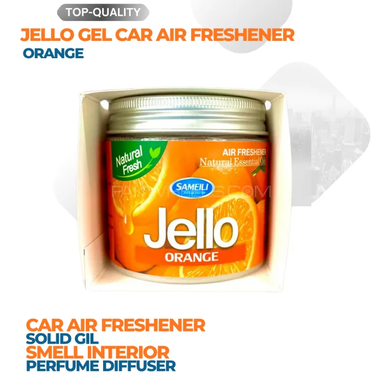 Jello Jell Air Freshener – Orange Flavor | Long Lasting Fragrance for Car & Home Image-1