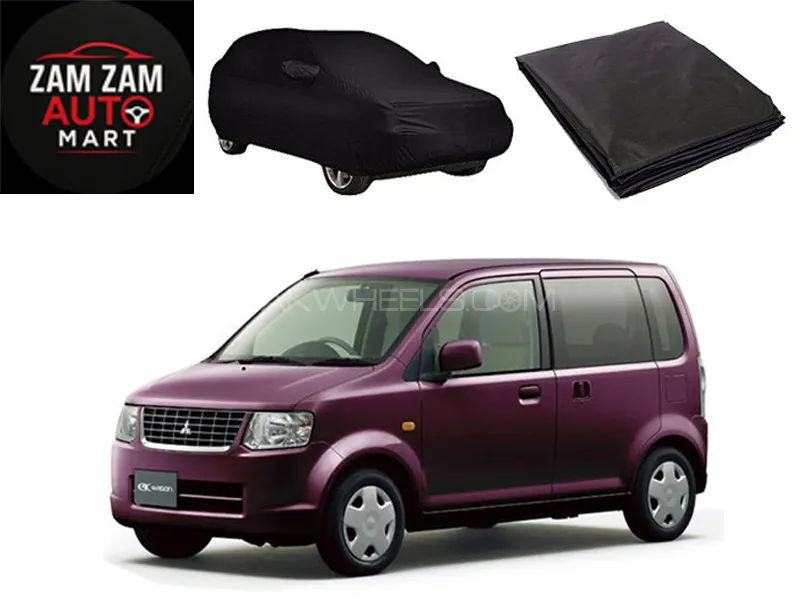 Mitsubishi EK Wagon Model 2006-2013 High Quality Black Coated Top Cover Image-1