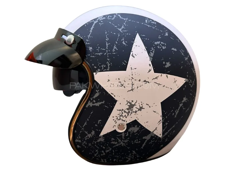 Super Air SP-510 Star Open Face Helmet – DOT Approved | Medium Size Super Air SP-510 Star Open Face Helmet – DOT Approved | Medium Size Image-2