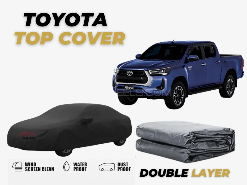 Toyota Revo 2021–2025 | Double Layer Car Top Cover | Waterproof & Scratch Resistant Image-1