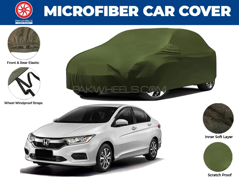 Honda City 2022–2025 | Water Repellent and Anti Scratch Microfiber Car Top Cover Image-1