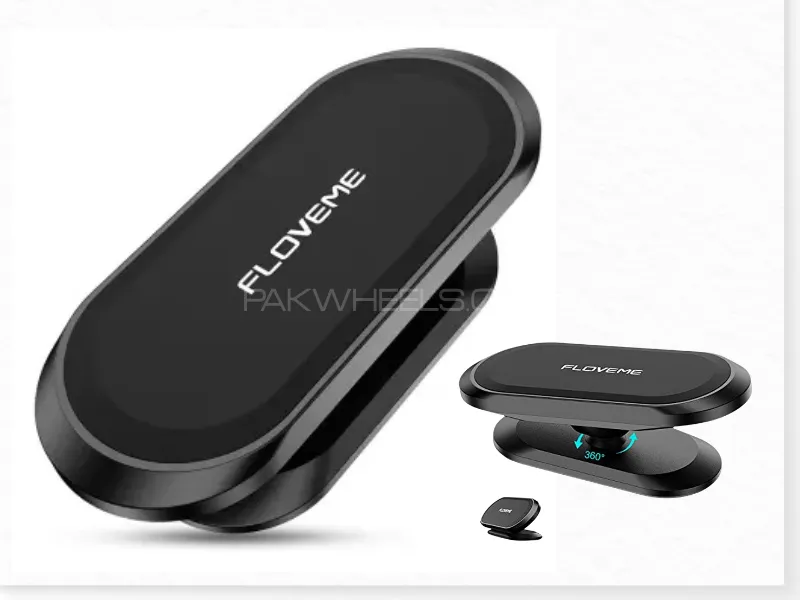 Magnetic Car Phone Holder | Universal Mobile Phone Holder | Smartphone | 360°  Adjustable  Image-1