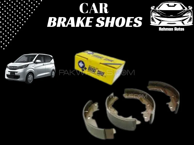 Mitsubishi EK X 2019–2025 Rear Brake Shoe Set – MK Japan OEM Quality, Durable & Reliable Performance Image-1