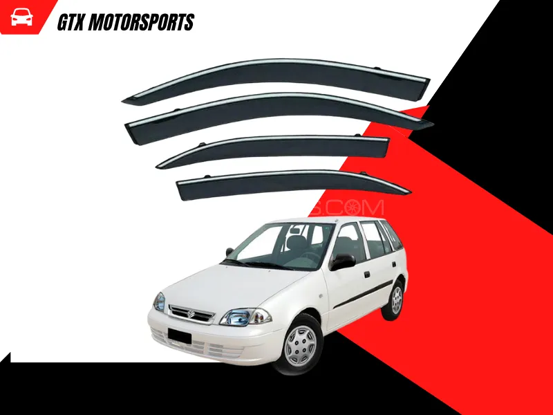 Suzuki Cultus 2002-2016 Mugen Style Door Visor / Air Press – 4Pcs Set Image-1