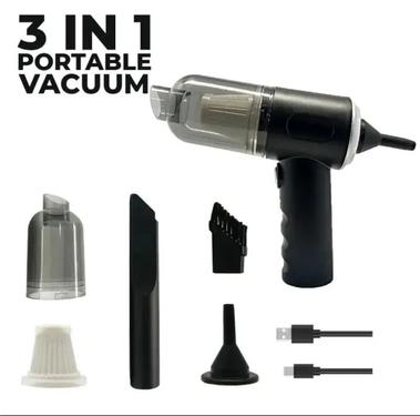 1 Pc Compact Portable Car Vacuum | Effortless Cleaning Tool 1 Pc Compact Portable Car Vacuum | Effortless Cleaning Tool