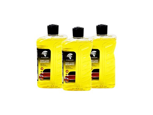 Gladiator Wash And Wax Shampoo 450ML | Ultra Shine | Pack of 3 Gladiator Wash And Wax Shampoo 450ML | Ultra Shine | Pack of 3